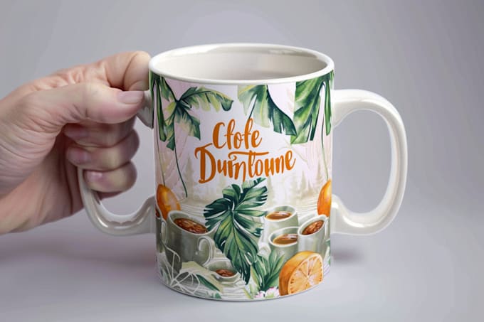 Gig Preview - Unique and personalized coffee mug designs for you