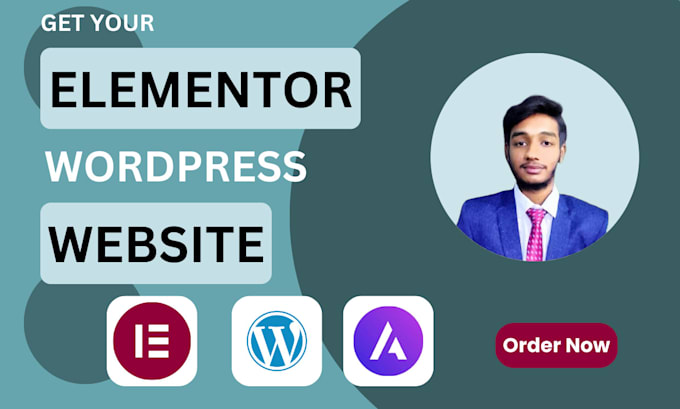 Gig Preview - Develop a custom wordpress website using elementor