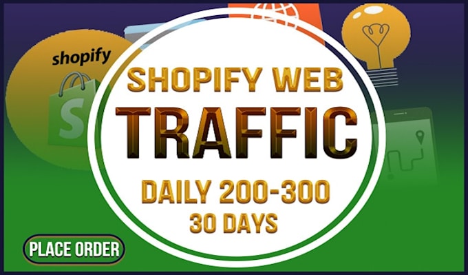 Gig Preview - Manage shopify website traffic facebook ads shopify sales marketing