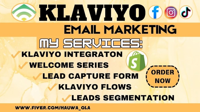 Gig Preview - Klaviyo email marketing klaviyo shopify marketing activecampaign automation flow