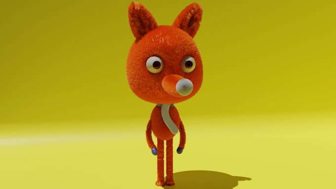 Gig Preview - Stylized 3d cartoon character design for games,videos and more