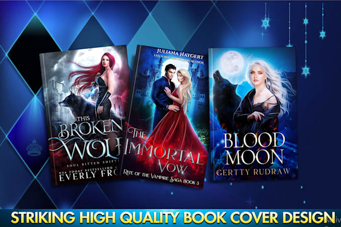 Bestseller - unleash fantasy book cover science fiction, romance and ebook cover design