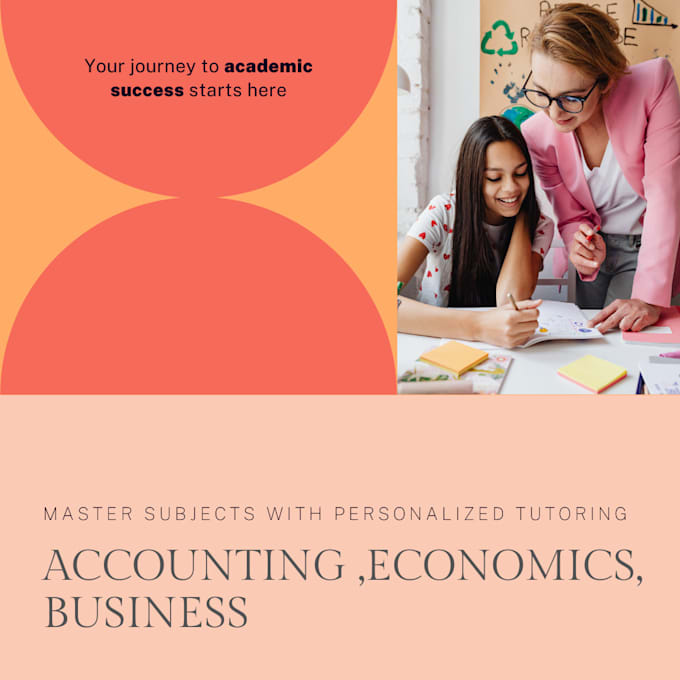 Gig Preview - Accounting finance economics and management tutor