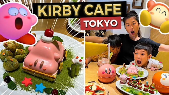 Gig Preview - Secure a reservation for kirby cafe tokyo, osaka, or hakata