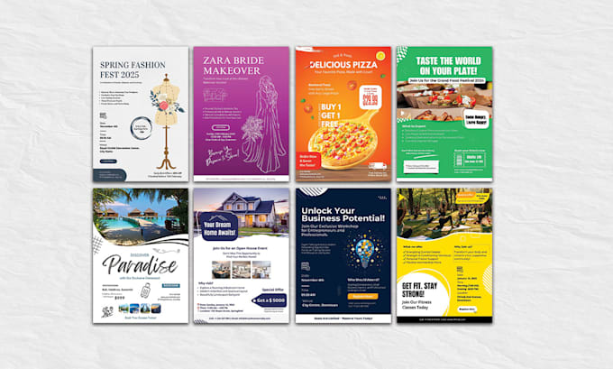 Bestseller - design flyer design for business events or promotions