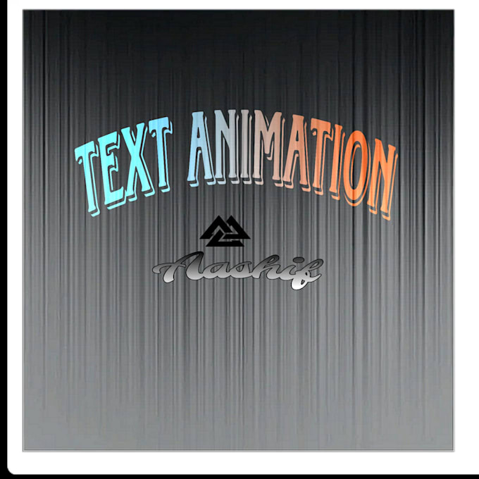 Gig Preview - Create an video text animation and typography for your video