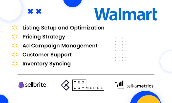 Gig Preview - Optimize your walmart store listing, SEO, product description, and PPC