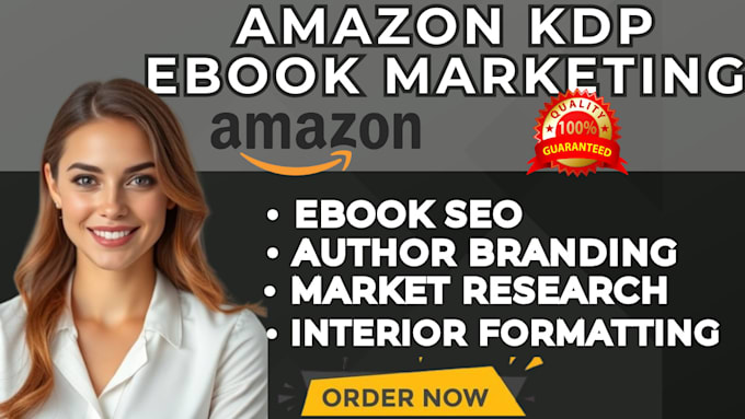 Gig Preview - Do amazon KDP ebook marketing book cover design