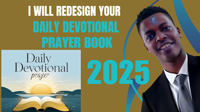 Gig Preview - Create a unique stunning book cover or design daily devotional book for 2025