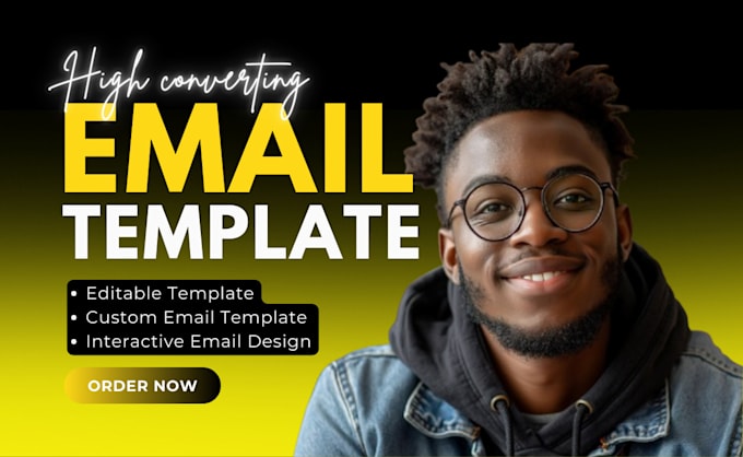 Gig Preview - Design high converting, custom email template for your brand