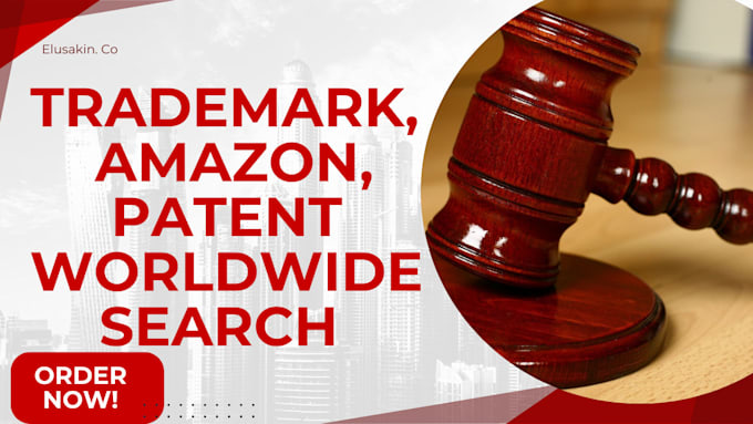 Bestseller - initiate a worldwide trademark and amazon trademark search, patent search