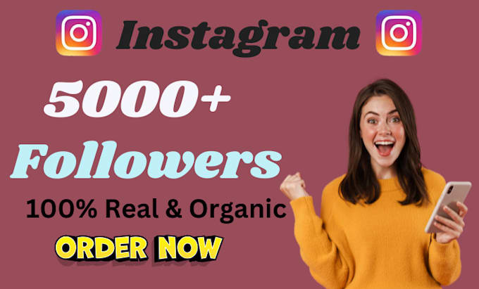 Gig Preview - Increase your instagram followers organically fast