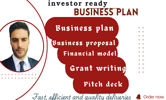 Gig Preview - Write business plan, business proposal, grant writing, financial plan pitch deck