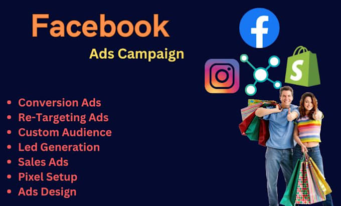 Gig Preview - Manage and setup facebook ads campaign