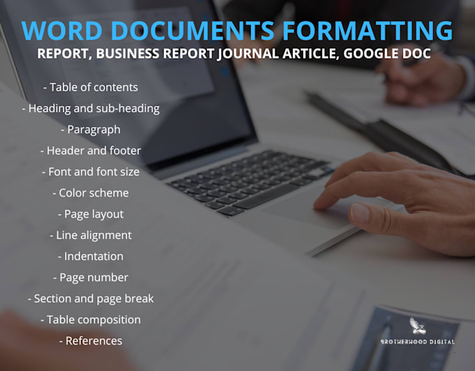 Gig Preview - Edit and format your microsoft word documents