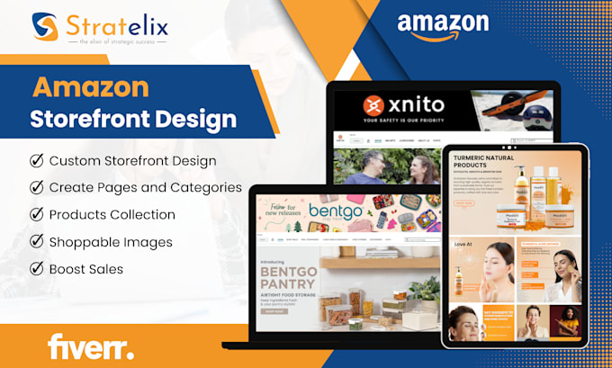 Gig Preview - Create your amazon storefront design