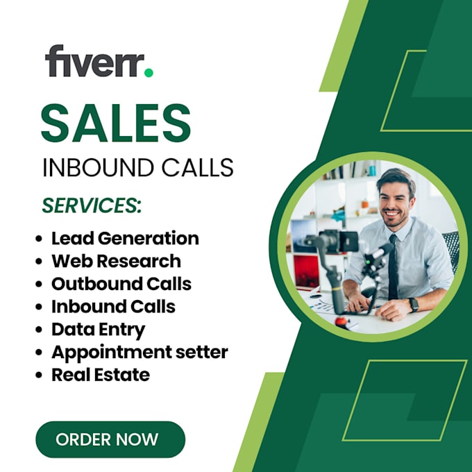 Gig Preview - Do outbound, inbound calls, sales, VA, or lead generator