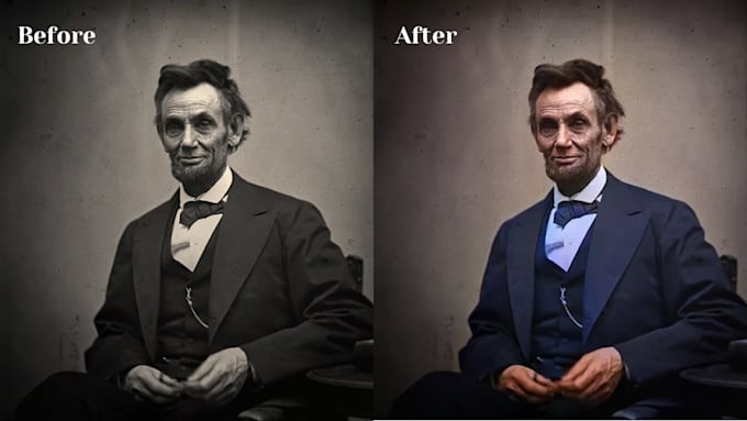 Gig Preview - Professionally colorize black and white photos and videos with stunning accuracy