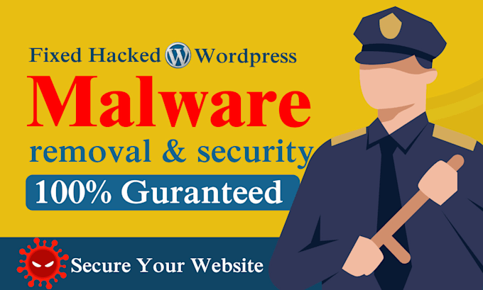 Gig Preview - Fix hacked wordpress website, malware removal, wordpress security