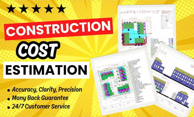 Gig Preview - Do material takeoff mep estimate, construction cost estimation for all csi trade