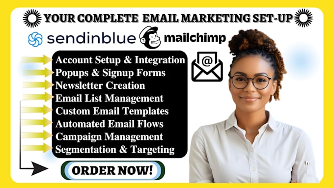 Bestseller - design mailchimp sendinblue surgery email marketing template workflow automation