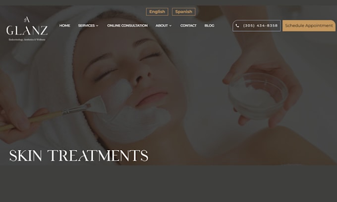 Bestseller - design medical spa squarespace website, aesthetics, botox and dermal website