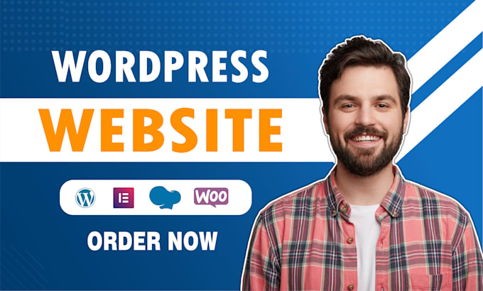 Gig Preview - Design, redesign a responsive modern wordpress website