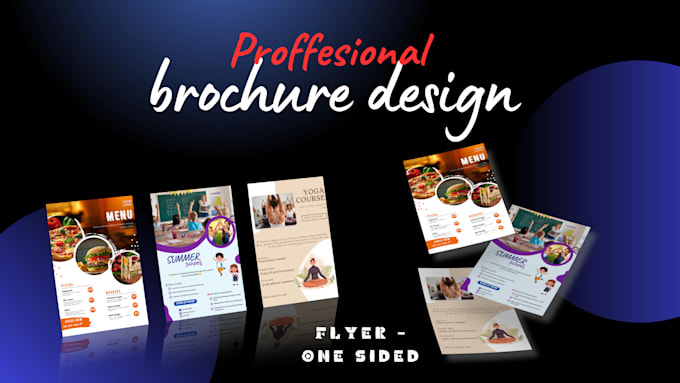 Gig Preview - Design professional brochure and flyer