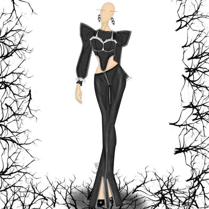 Gig Preview - Create captivating fashion illustrations