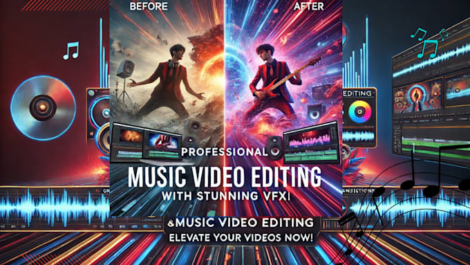 Gig Preview - Do aesthetic music video editing with clean vfx and visual effects