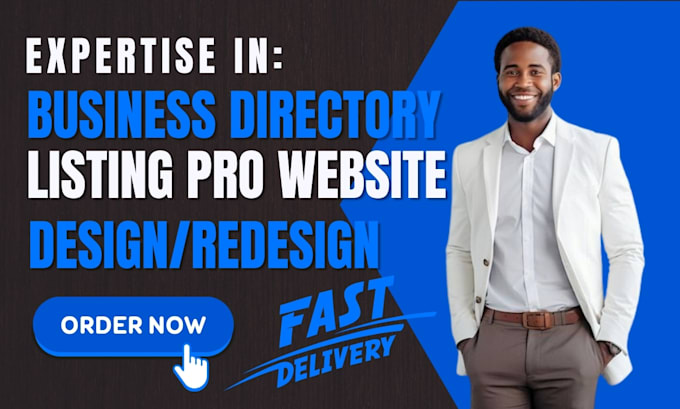 Gig Preview - Create directory website, business directory listing website, listing pro site