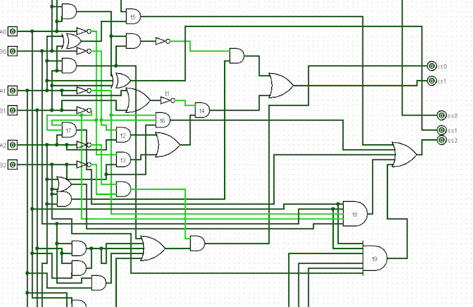 Gig Preview - Design and simulate digital circuits using multisim logisim