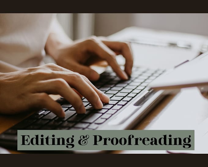 Gig Preview - Proofread your written works