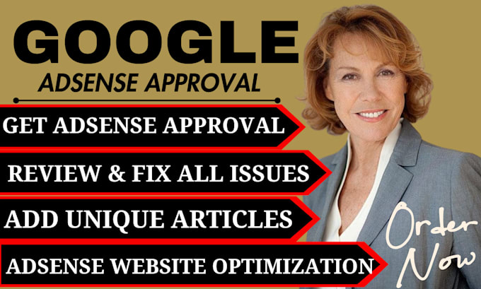 Gig Preview - Get your google adsense website approved with unique articles