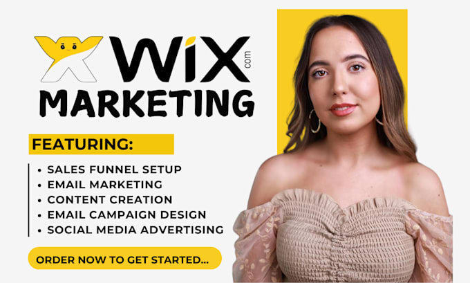 Bestseller - do wix marketing, email marketing setup, facebook ads campaign and sales funnel