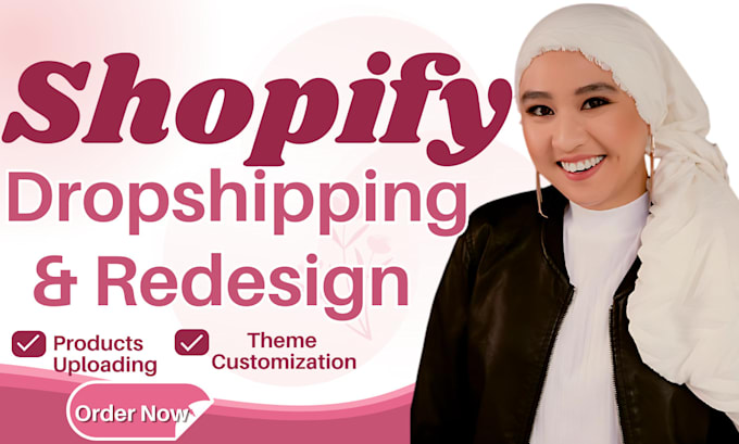 Bestseller - design or redesign shopify dropshipping store, ecommerce website, shopify store