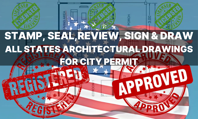 Bestseller - pe stamp, review and seal architectural drawings in USA for city permit approval