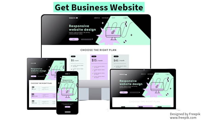 Gig Preview - Design and develop clean and modern business website