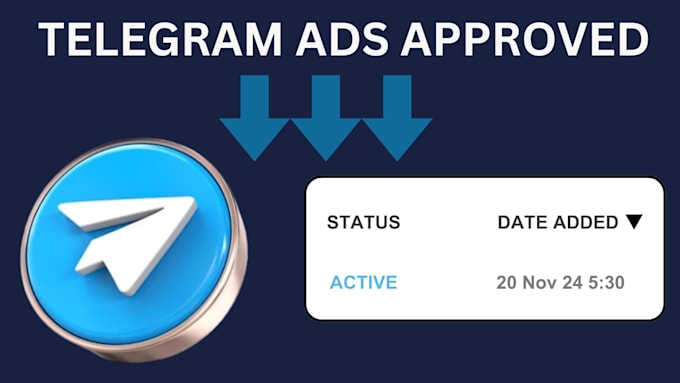 Gig Preview - Do telegram ads, fix ads issue, setup approved telegram ads and fragment verify