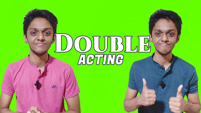 Gig Preview - Create your green screen spokesperson video with two characters