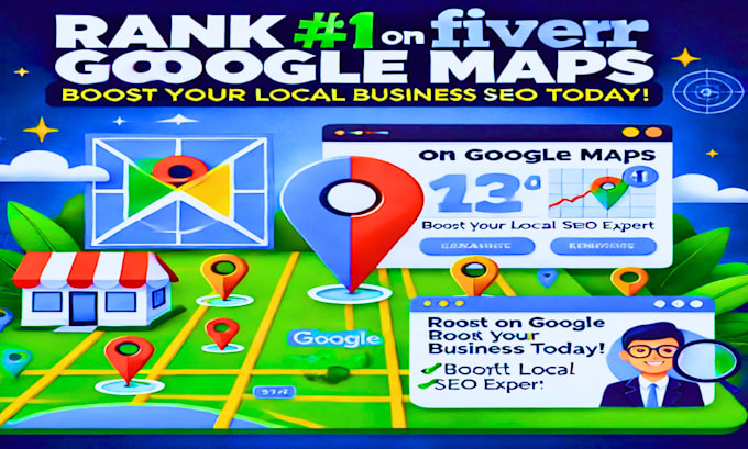 Gig Preview - Boost your local SEO gmb ranking and optimize google maps