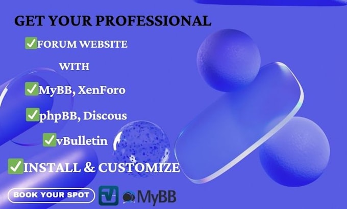 Gig Preview - Install forum website discourse, xenforo, mybb, vbulletin, nodebb