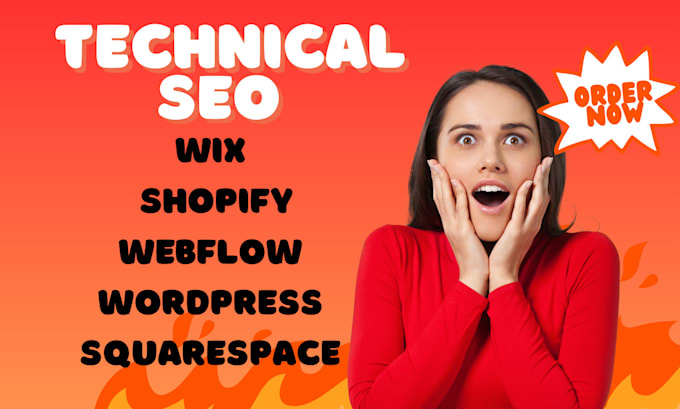 Gig Preview - Technical SEO expert for wix, shopify, and squarespace