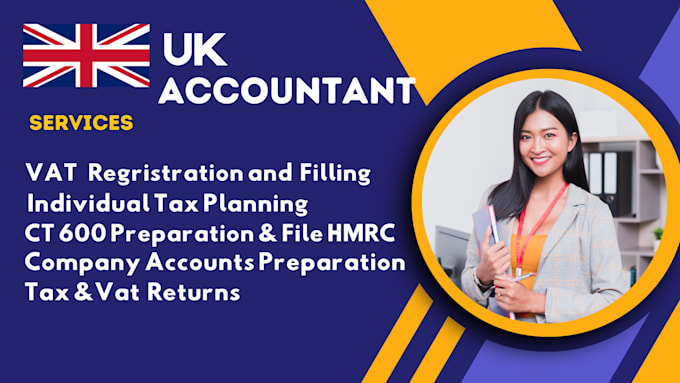 Gig Preview - Do UK company accounts, corporation tax return ct600 to companies house and hmrc