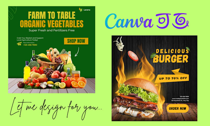 Gig Preview - Create canva attractive designs for you