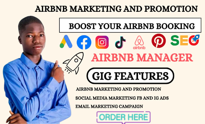 Gig Preview - Do airbnb promotion, airbnb marketing, vrbo promotion to boost airbnb bookings