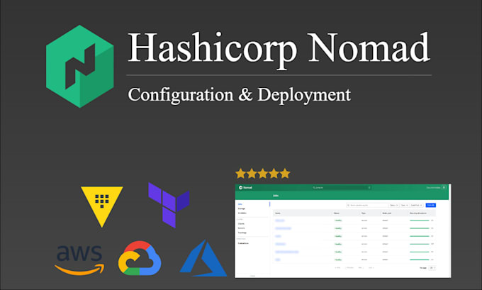 Gig Preview - Set up and configure hashicorp nomad for you