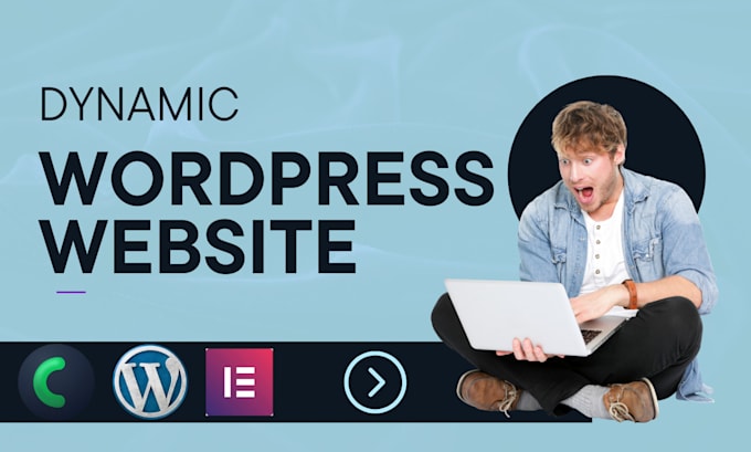 Gig Preview - Create dynamic wordpress website design with elementor,acf,crocoblock,jet engine