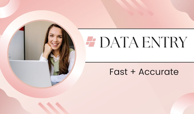 Gig Preview - Do fast and accurate data entry