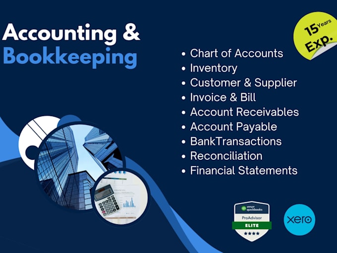 Gig Preview - Do setup, clean up, uk vats and bookkeeping in quickbooks online, xero and wave